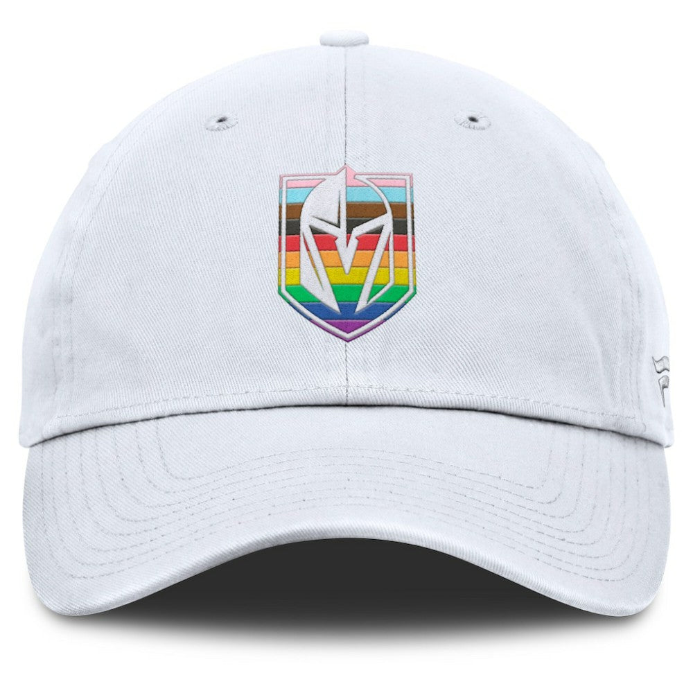 NHL Vegas Golden Knights Fanatics PRIDE Adjustable Hat - White