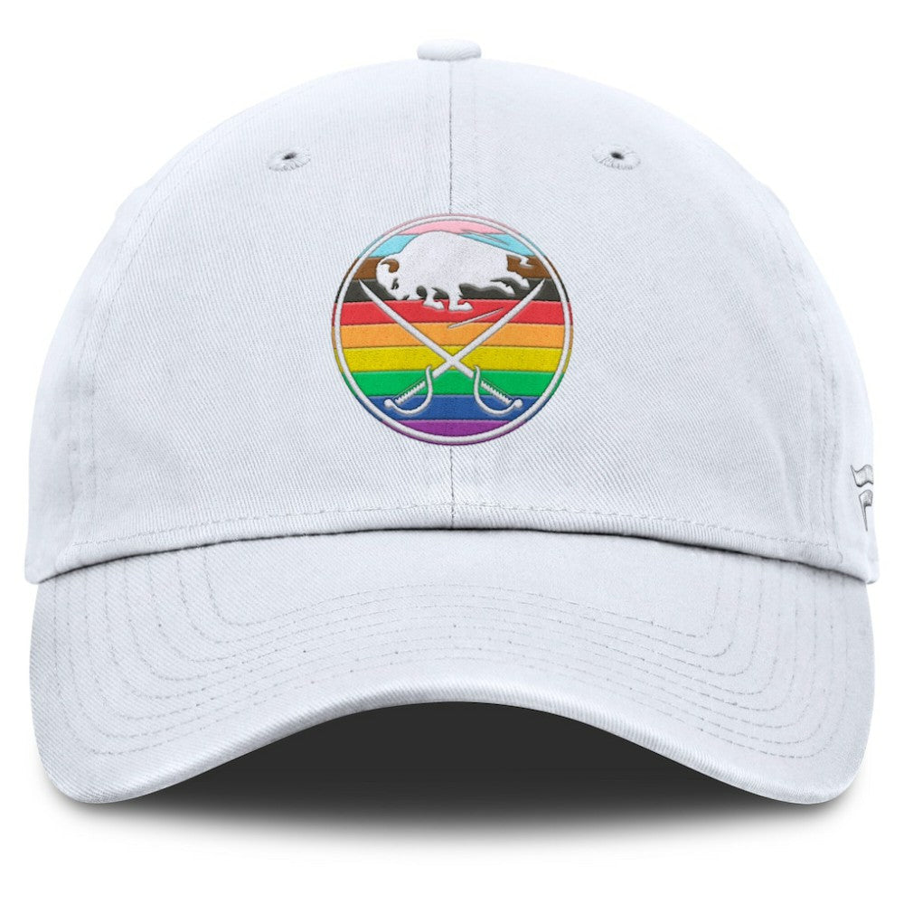 NHL Buffalo Sabres Fanatics PRIDE Adjustable Hat - White