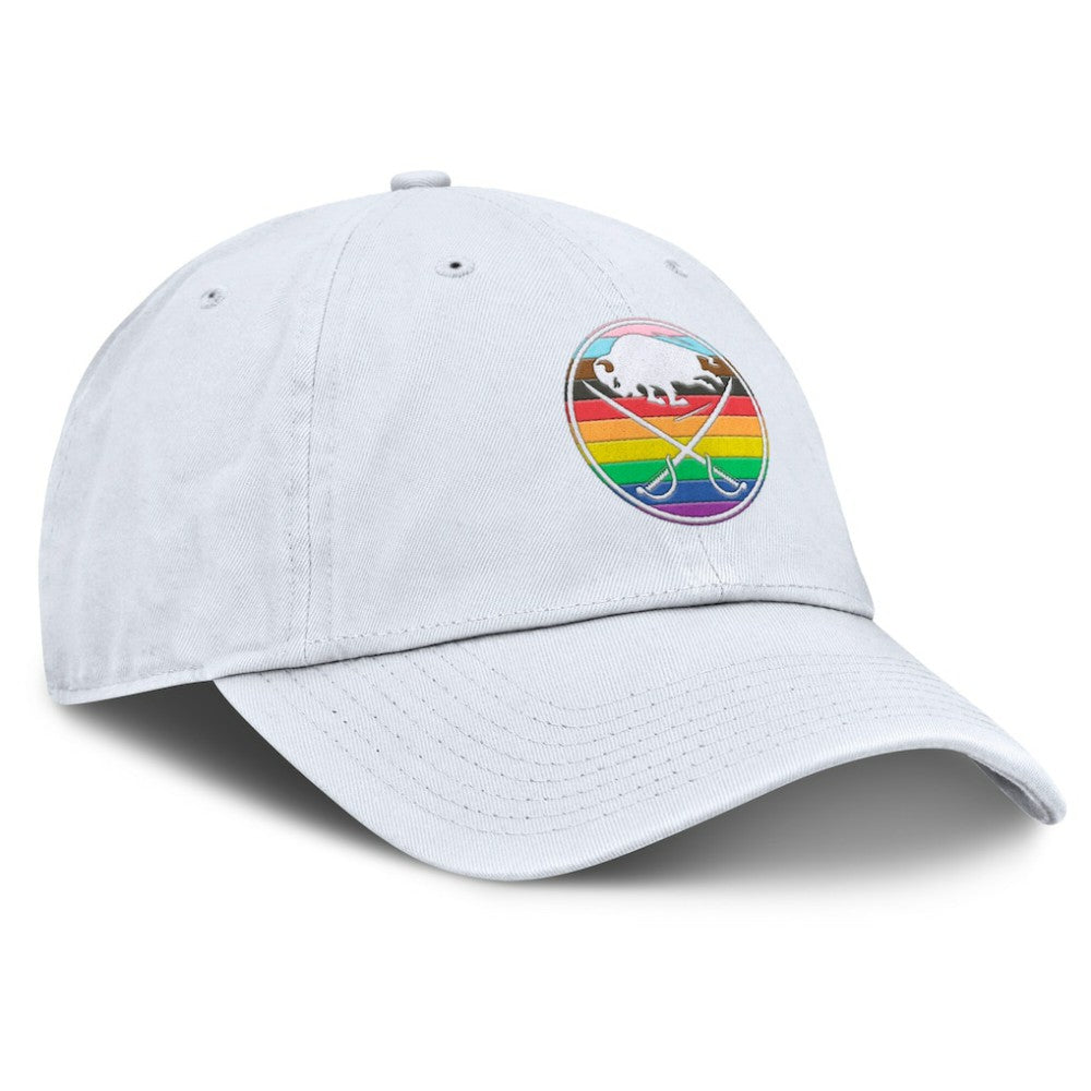 NHL Buffalo Sabres Fanatics PRIDE Adjustable Hat - White