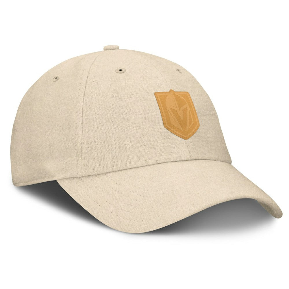 NHL Vegas Golden Knights Fanatics Front Office Canvas Adjustable Hat - Tan
