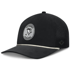 NHL Pittsburgh Penguins Fanatics Front Office Performance A-Frame Adjustable Hat - Black
