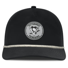 NHL Pittsburgh Penguins Fanatics Front Office Performance A-Frame Adjustable Hat - Black