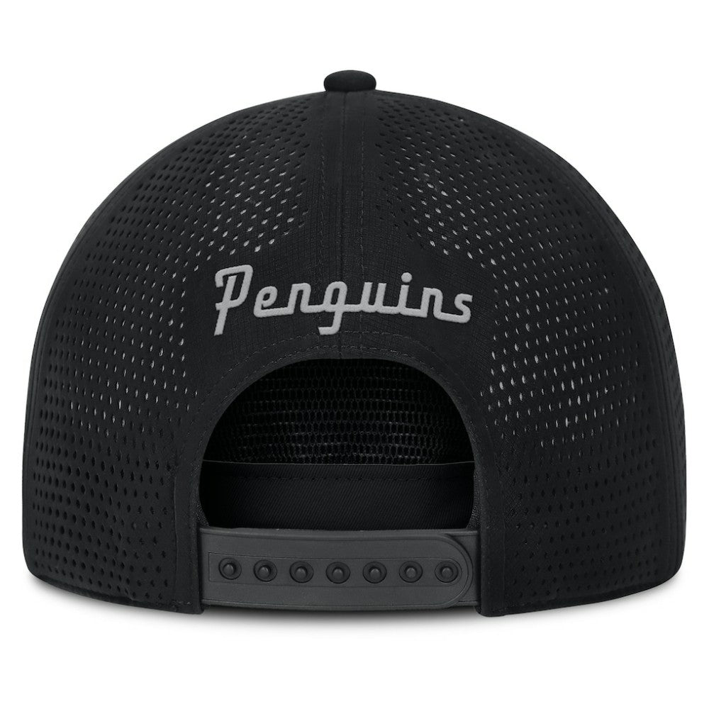 NHL Pittsburgh Penguins Fanatics Front Office Performance A-Frame Adjustable Hat - Black