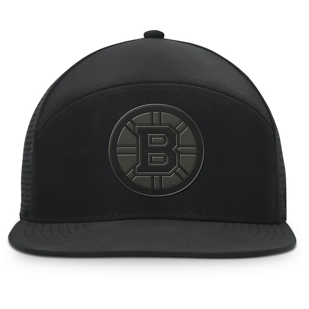 NHL Boston Bruins Fanatics Front Office Adjustable Hat - Black