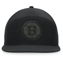 NHL Boston Bruins Fanatics Front Office Adjustable Hat - Black
