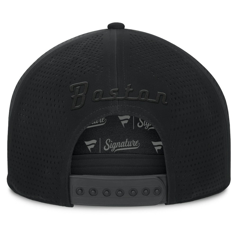 NHL Boston Bruins Fanatics Front Office Adjustable Hat - Black