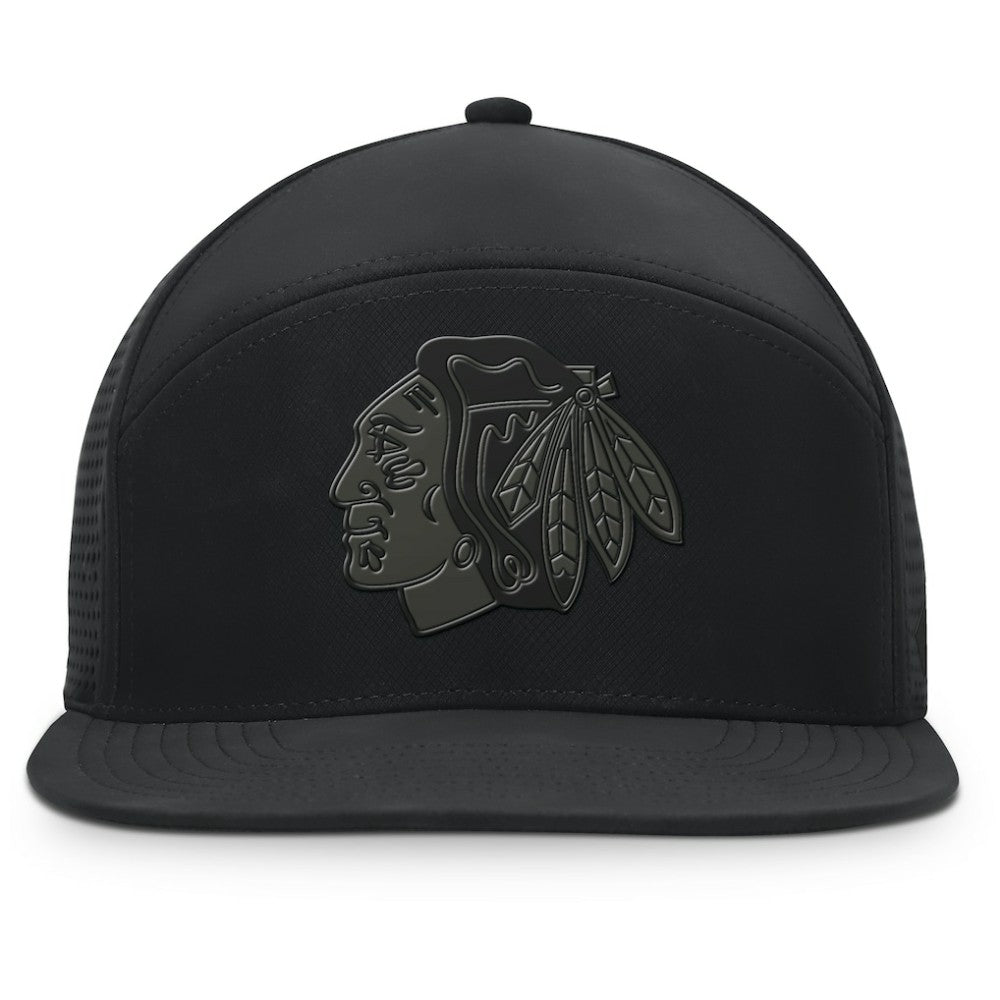 NHL Chicago Blackhawks Fanatics Front Office Adjustable Hat - Black