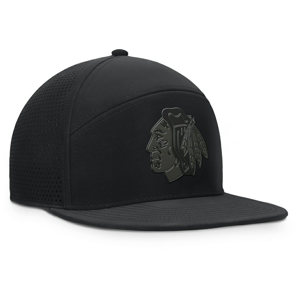 NHL Chicago Blackhawks Fanatics Front Office Adjustable Hat - Black