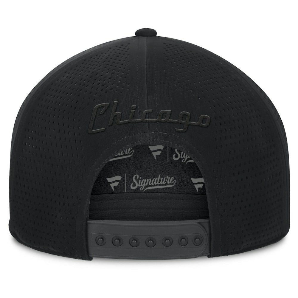 NHL Chicago Blackhawks Fanatics Front Office Adjustable Hat - Black