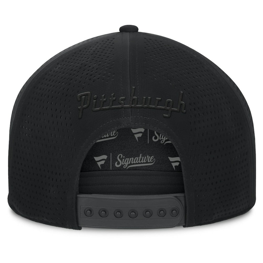 NHL Pittsburgh Penguins Fanatics Front Office Adjustable Hat - Black