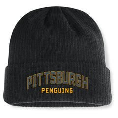 NHL Pittsburgh Penguins Fanatics Andee Cuffed Beanie - Black