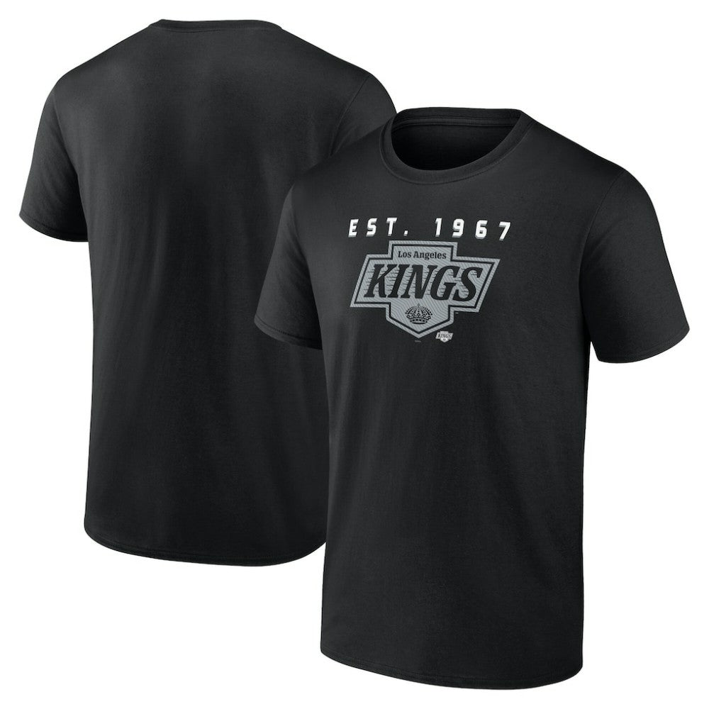 NHL Los Angeles Kings Logo Athletic Coordinate T-Shirt - Black