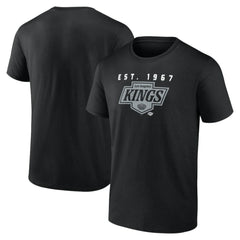 NHL Los Angeles Kings Logo Athletic Coordinate T-Shirt - Black
