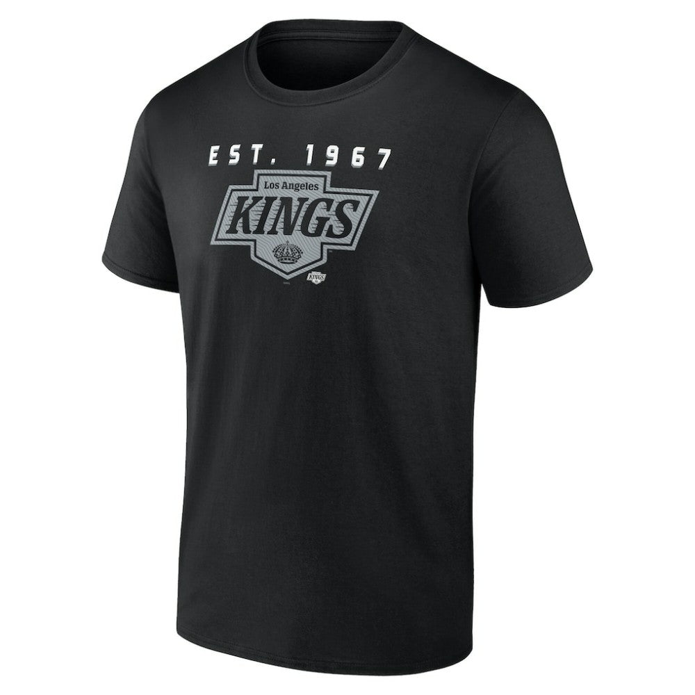 NHL Los Angeles Kings Logo Athletic Coordinate T-Shirt - Black