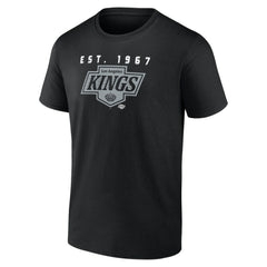 NHL Los Angeles Kings Logo Athletic Coordinate T-Shirt - Black