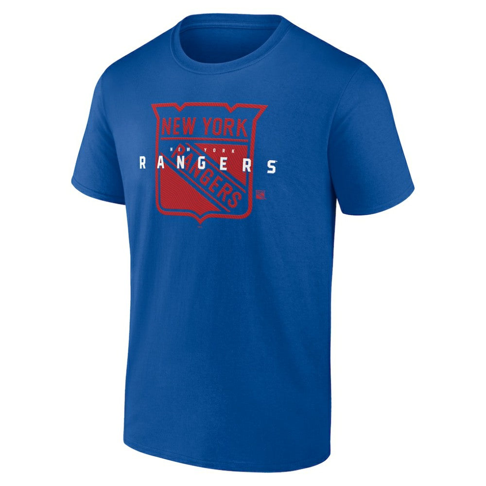 NHL New York Rangers Logo Athletic Coordinate T-Shirt - Blue