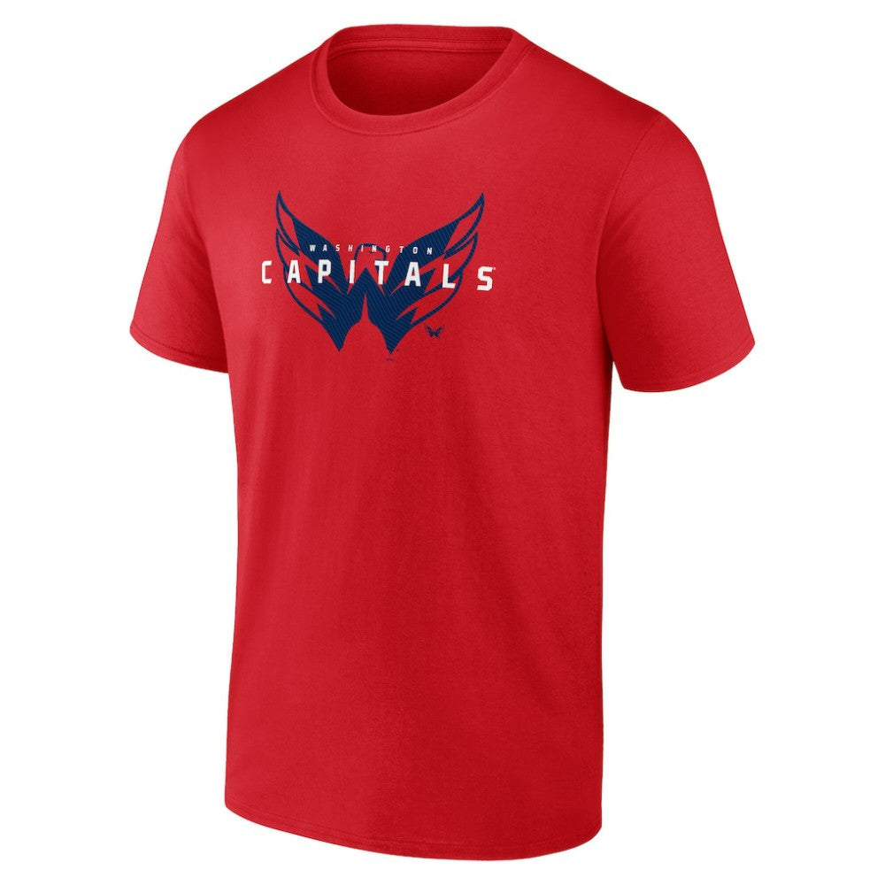 NHL Washington Capitals Logo Athletic Coordinate T-Shirt - Red