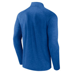 NHL Tampa Bay Lightning Logo Athletic Head-to-Head Raglan Quarter-Zip Top - Blue