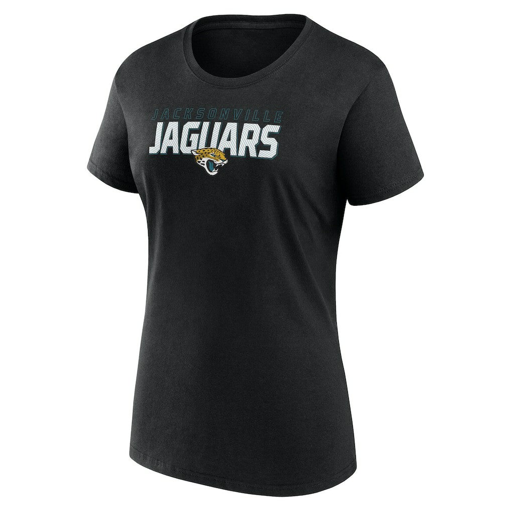 Jacksonville Jaguars Logo Athletic Women's Lean T-Shirt Black