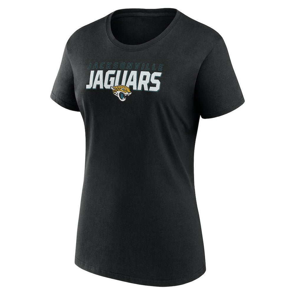 Jacksonville Jaguars Logo Athletic Women's Lean T-Shirt Black