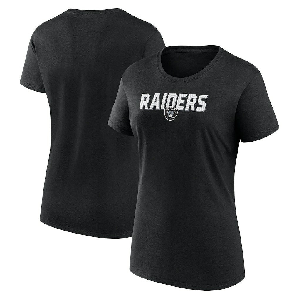 Las Vegas Raiders Logo Athletic Women's Lean T-Shirt Black