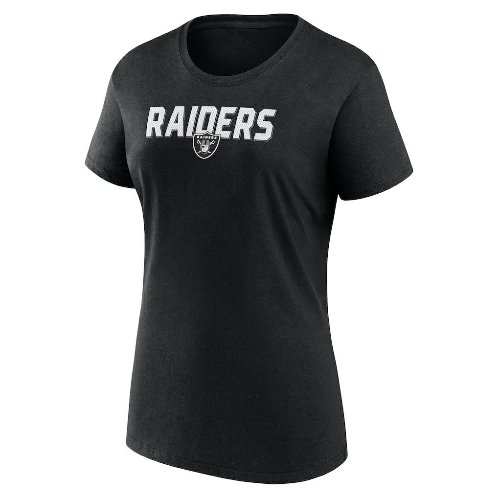 Las Vegas Raiders Logo Athletic Women's Lean T-Shirt Black