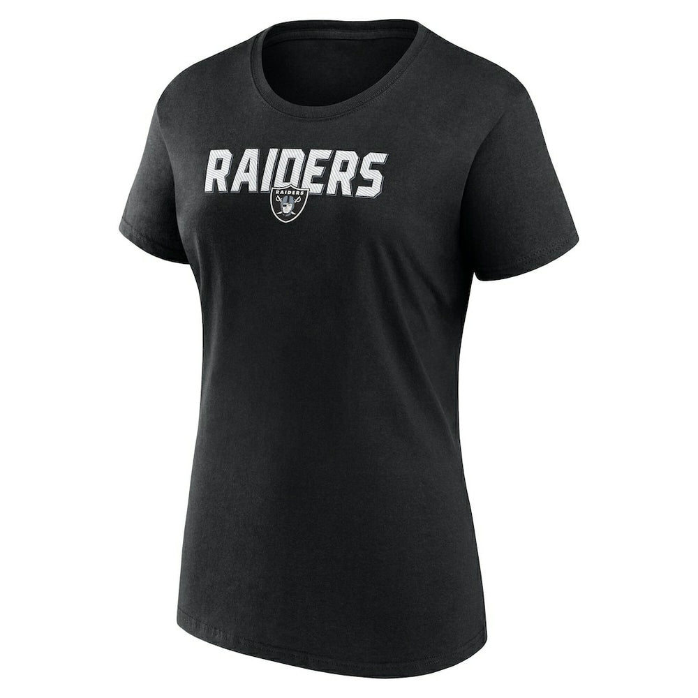 Las Vegas Raiders Logo Athletic Women's Lean T-Shirt Black