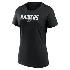 Las Vegas Raiders Logo Athletic Women's Lean T-Shirt Black