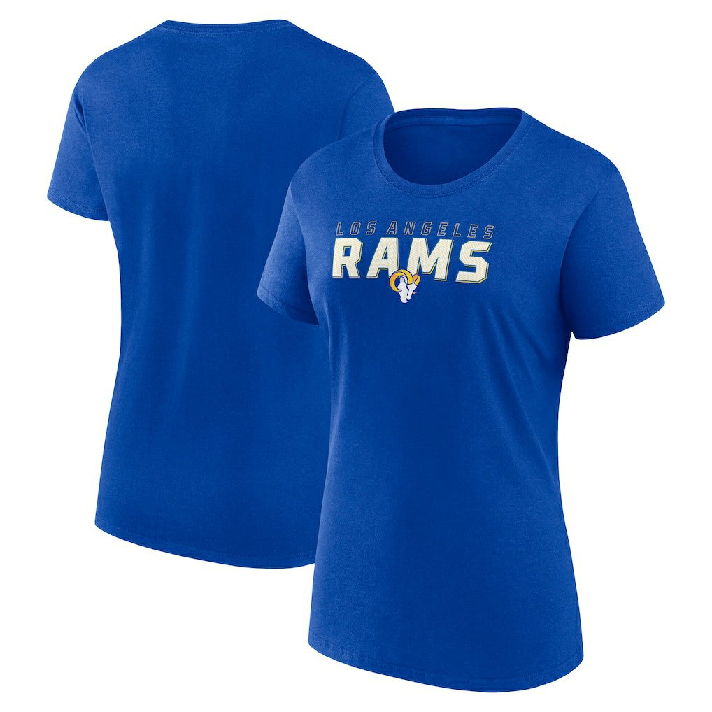 Los Angeles Rams Logo Athletic Women's Lean T-Shirt Royal