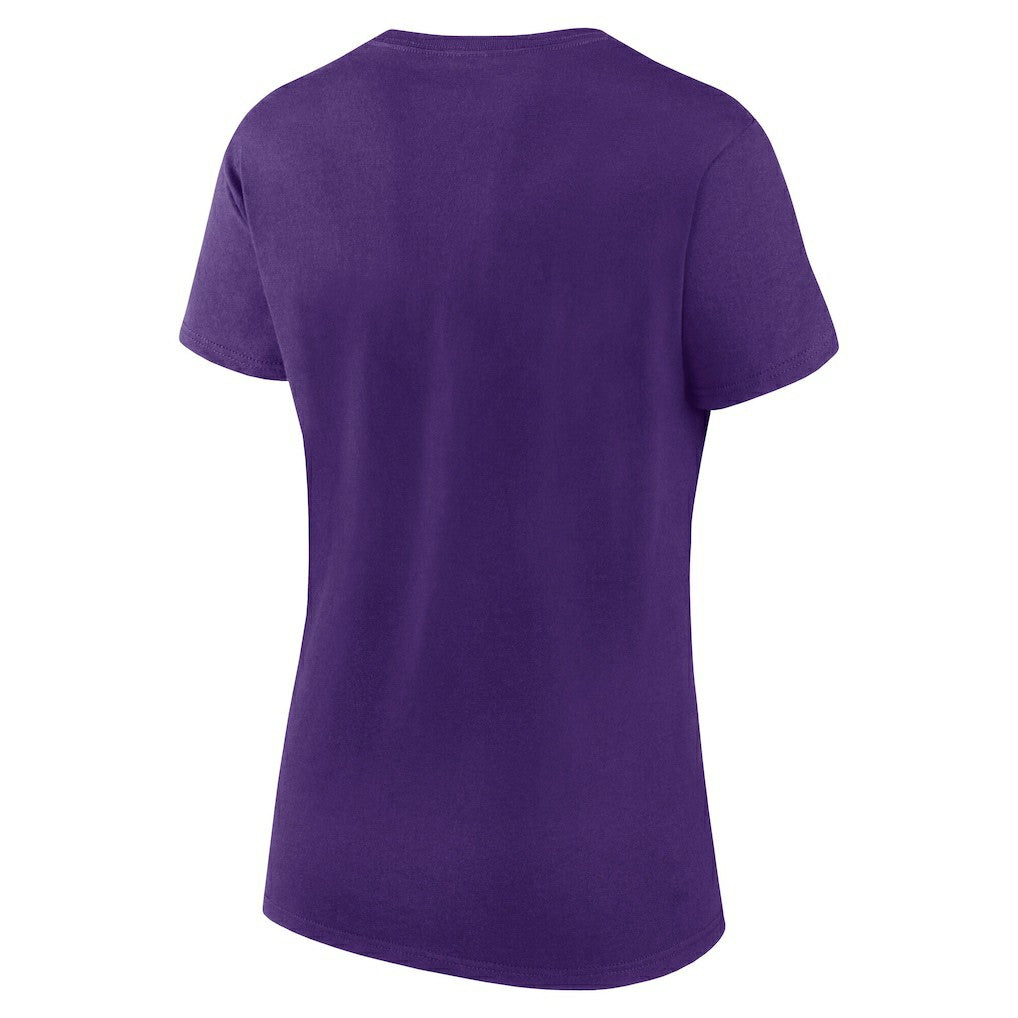 Minnesota Vikings Logo Athletic Women's Lean T-Shirt Purple