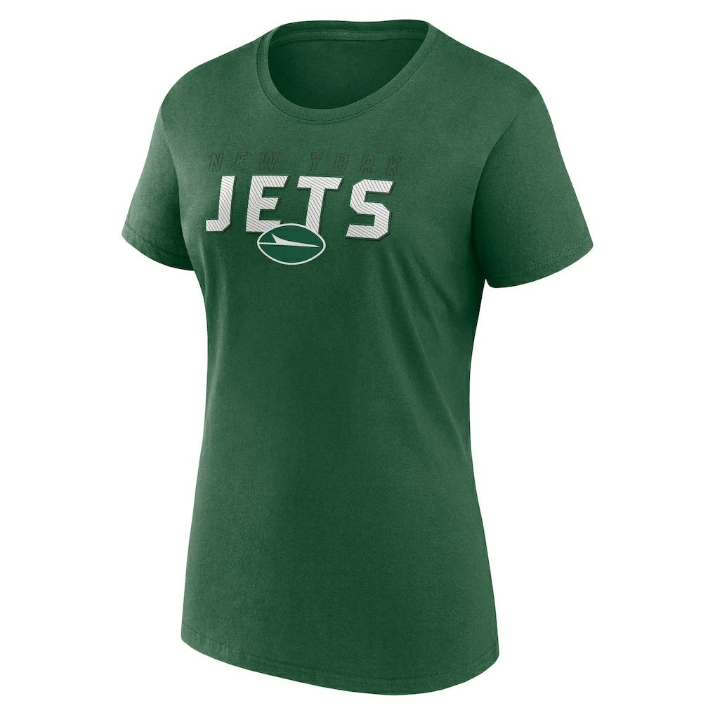 New York Jets Logo Athletic Women's Lean T-Shirt Green