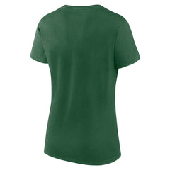 New York Jets Logo Athletic Women's Lean T-Shirt Green