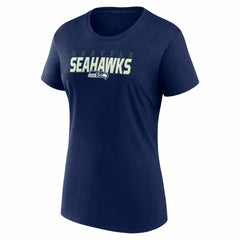 Seattle Seahawks Logo Athletic Women's Lean T-Shirt College Navy