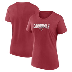 Arizona Cardinals Logo Athletic Women's Lean T-Shirt Cardinal