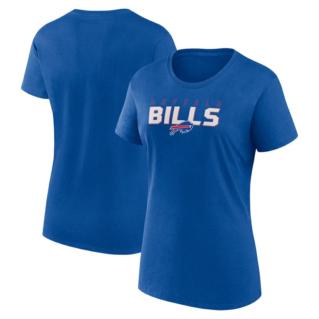 Buffalo Bills Logo Athletic Women's Lean T-Shirt Royal