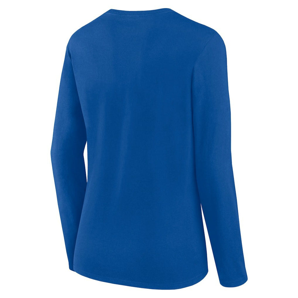 Indianapolis Colts Logo Athletic Women's Grip Long Sleeve T-Shirt Royal
