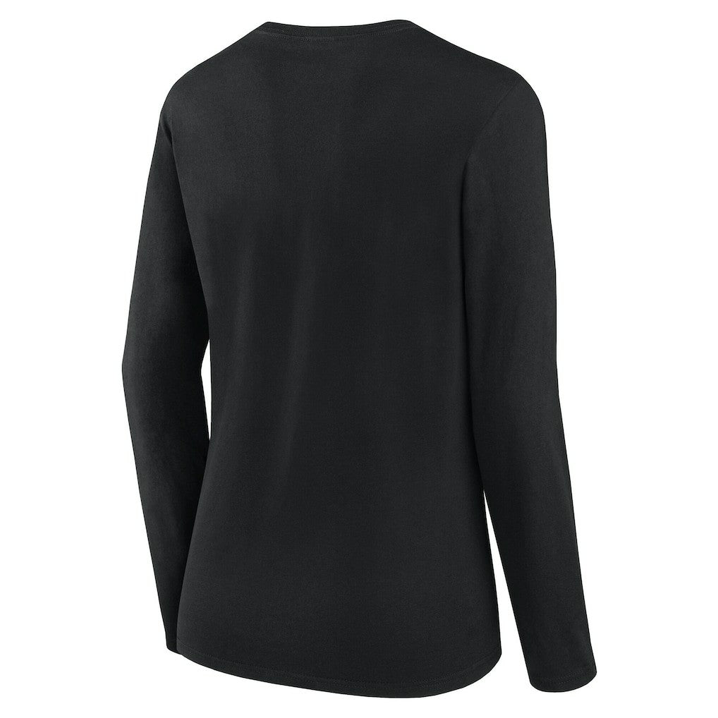 Jacksonville Jaguars Logo Athletic Women's Grip Long Sleeve T-Shirt Black