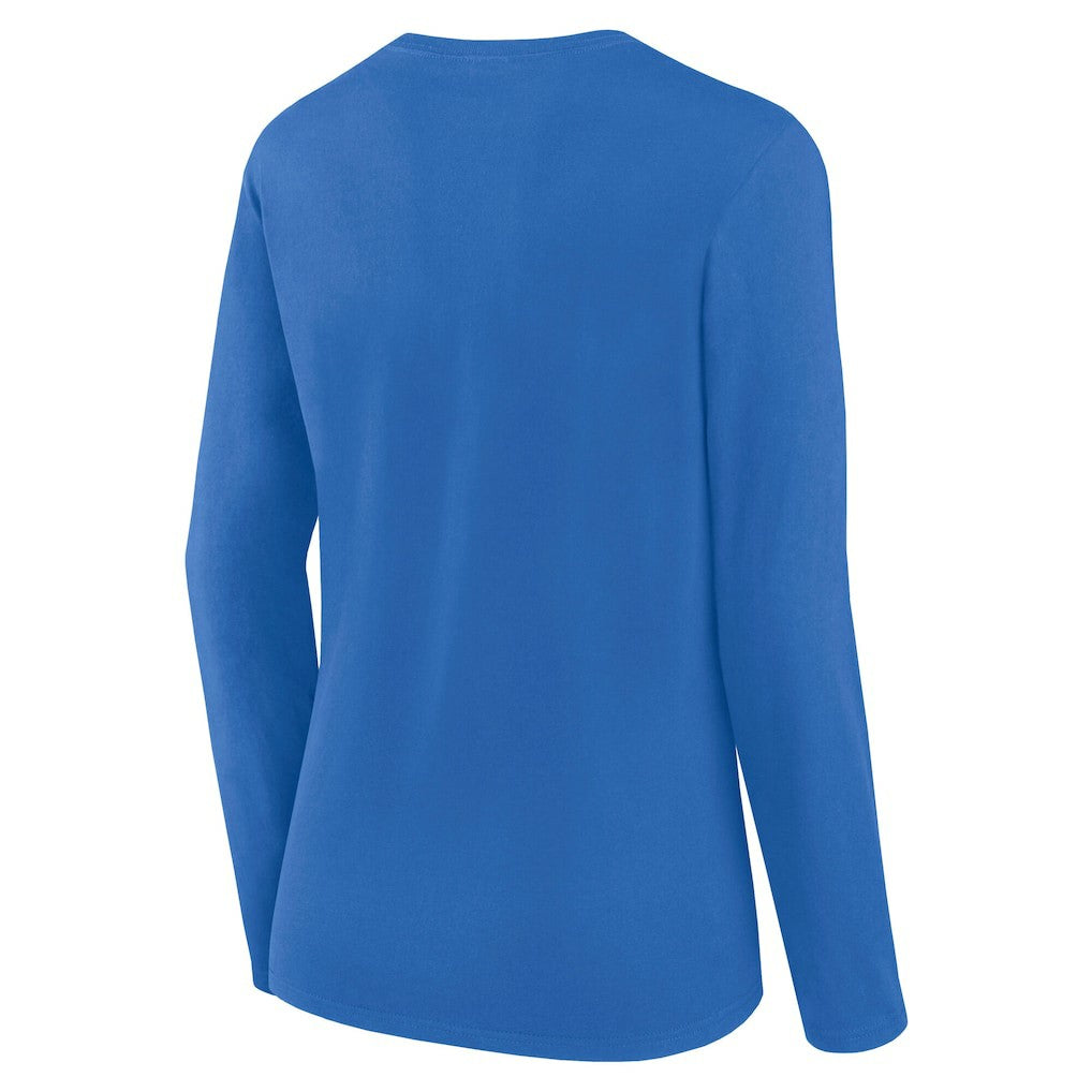 Los Angeles Chargers Logo Athletic Women's Grip Long Sleeve T-Shirt Powder Blue