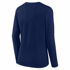 Seattle Seahawks Logo Athletic Women's Grip Long Sleeve T-Shirt College Navy