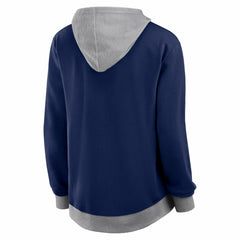 Tennessee Titans Logo Athletic Women's Hit It French Terry Full-Zip Hoodie Navy