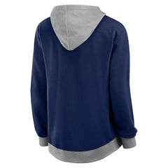 Dallas Cowboys Logo Athletic Women's Hit It French Terry Full-Zip Hoodie Navy