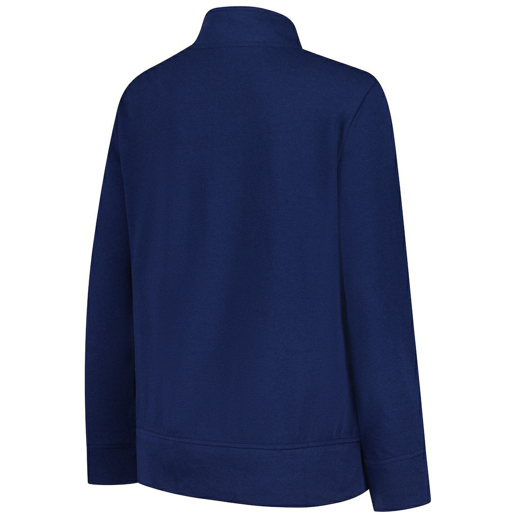 Dallas Cowboys Logo Athletic Women's Velocity Quarter-Zip Jacket Navy