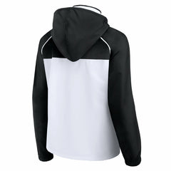 New York Jets Women's Full-Zip Anorak Hoodie Jacket White