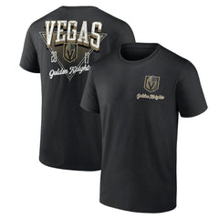 NHL Vegas Golden Knights Logo Athletic Never Over T-Shirt - Black
