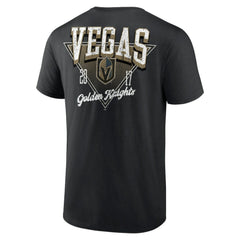 NHL Vegas Golden Knights Logo Athletic Never Over T-Shirt - Black