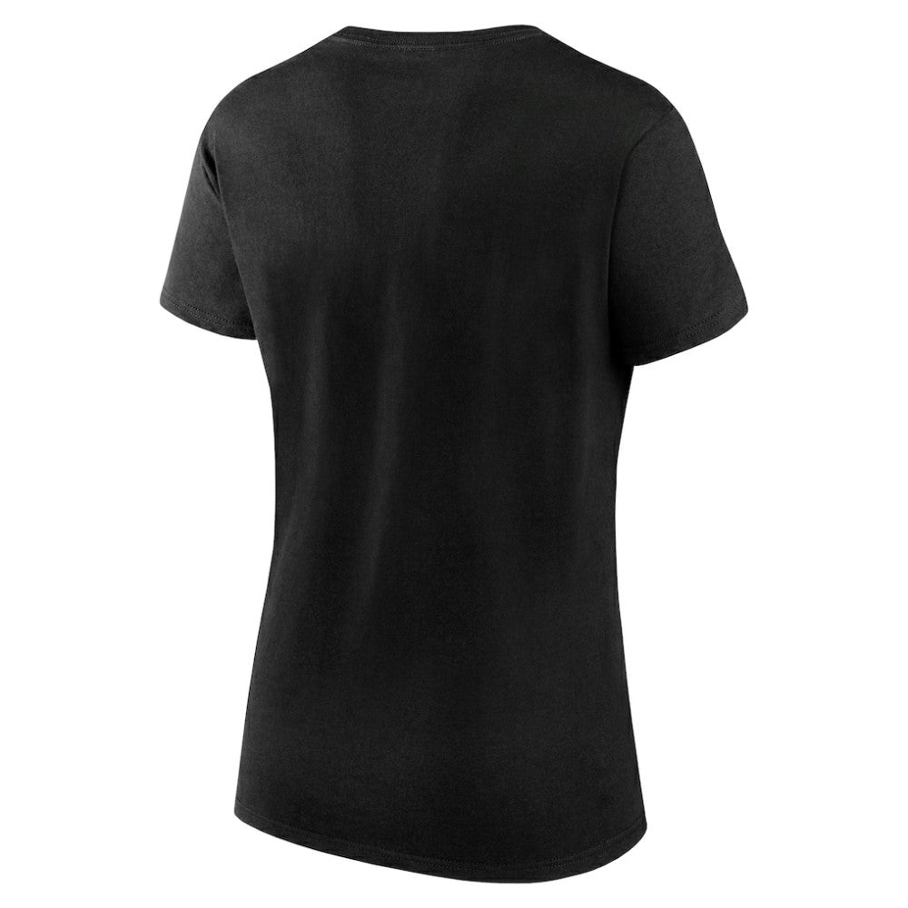 NHL Los Angeles Kings Logo Athletic Women's Launch Scoop Neck T-Shirt - Black