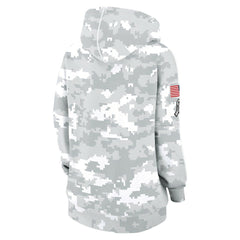 New York Giants Women's 2024 Salute To Service Club Fleece Oversized Pullover Hoodie Arctic Camo