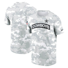 Dallas Cowboys 2024 Salute To Service Performance T-Shirt Arctic Camo