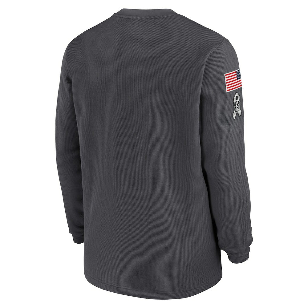 Dallas Cowboys 2024 Salute To Service Long Sleeve T-Shirt Anthracite