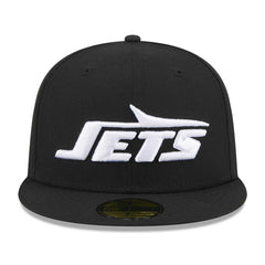 New York Jets New Era Omaha 59FIFTY Fitted Hat Black